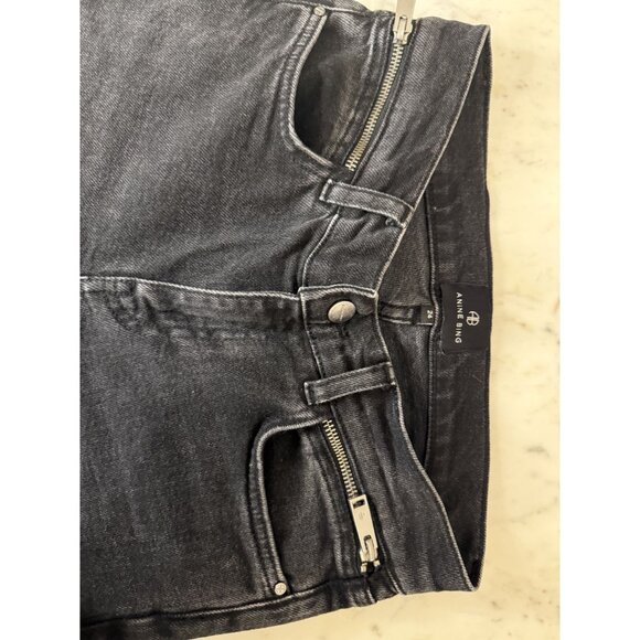 Anine Bing Women's Black Jax Skinny Cut Jeans Size 24 NEW $235 [jb] - Picture 5 of 9
